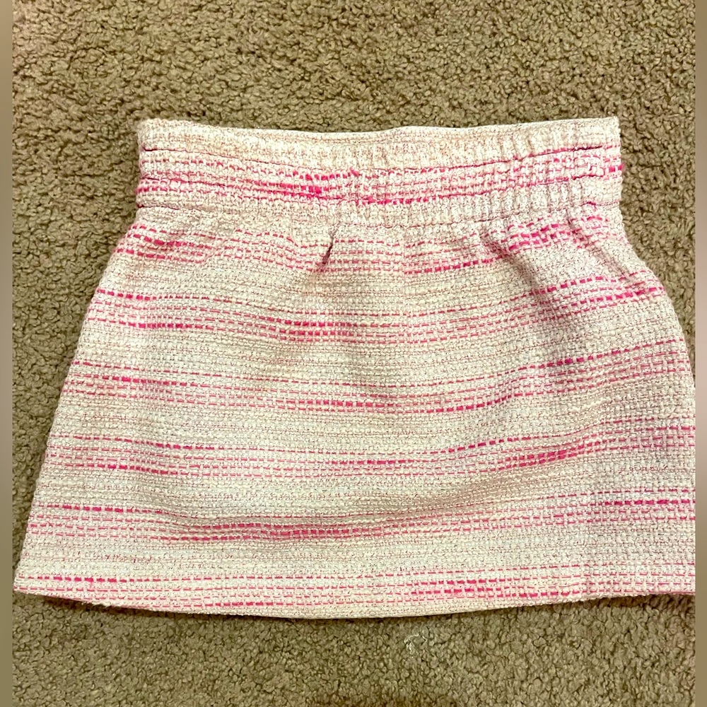 Janie and Jack Skirt. Brand new - never worn. 12-18 months. Pink, cream, gold.